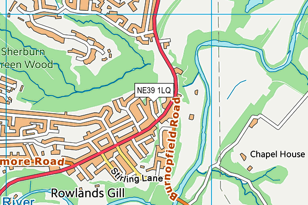 NE39 1LQ map - OS VectorMap District (Ordnance Survey) NE39 1LQ map - OS VectorMap District (Ordnance Survey)