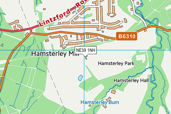 NE39 1NH map - OS VectorMap District (Ordnance Survey) NE39 1NH map - OS VectorMap District (Ordnance Survey)
