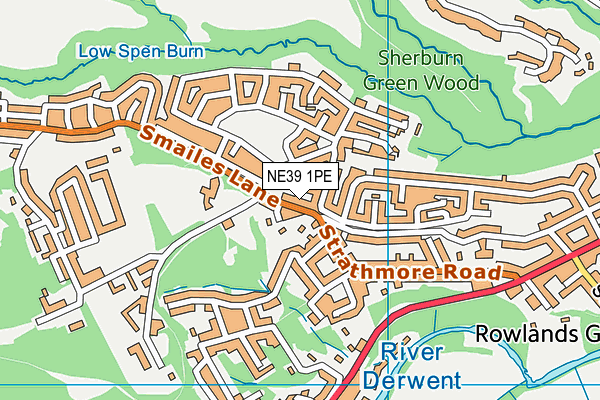 NE39 1PE map - OS VectorMap District (Ordnance Survey) NE39 1PE map - OS VectorMap District (Ordnance Survey)