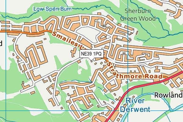 NE39 1PQ map - OS VectorMap District (Ordnance Survey) NE39 1PQ map - OS VectorMap District (Ordnance Survey)
