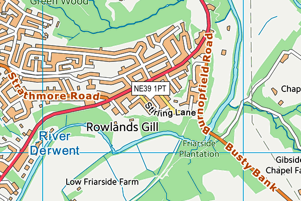 NE39 1PT map - OS VectorMap District (Ordnance Survey) NE39 1PT map - OS VectorMap District (Ordnance Survey)