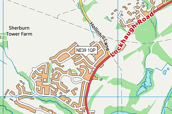 NE39 1QP map - OS VectorMap District (Ordnance Survey) NE39 1QP map - OS VectorMap District (Ordnance Survey)
