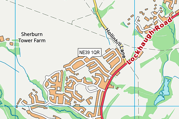 NE39 1QR map - OS VectorMap District (Ordnance Survey) NE39 1QR map - OS VectorMap District (Ordnance Survey)