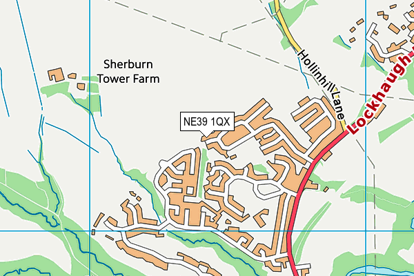 NE39 1QX map - OS VectorMap District (Ordnance Survey) NE39 1QX map - OS VectorMap District (Ordnance Survey)