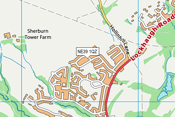 NE39 1QZ map - OS VectorMap District (Ordnance Survey) NE39 1QZ map - OS VectorMap District (Ordnance Survey)