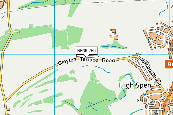 NE39 2HJ map - OS VectorMap District (Ordnance Survey) NE39 2HJ map - OS VectorMap District (Ordnance Survey)