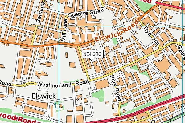 NE4 6RQ map - OS VectorMap District (Ordnance Survey) NE4 6RQ map - OS VectorMap District (Ordnance Survey)