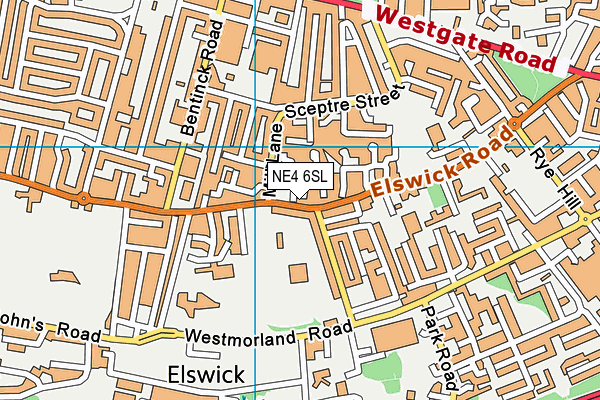 NE4 6SL map - OS VectorMap District (Ordnance Survey) NE4 6SL map - OS VectorMap District (Ordnance Survey)