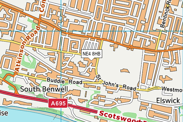 NE4 8HB map - OS VectorMap District (Ordnance Survey) NE4 8HB map - OS VectorMap District (Ordnance Survey)