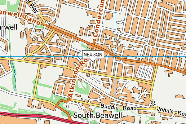 NE4 8QN map - OS VectorMap District (Ordnance Survey) NE4 8QN map - OS VectorMap District (Ordnance Survey)