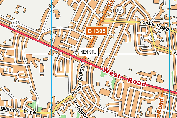 NE4 9RJ map - OS VectorMap District (Ordnance Survey) NE4 9RJ map - OS VectorMap District (Ordnance Survey)