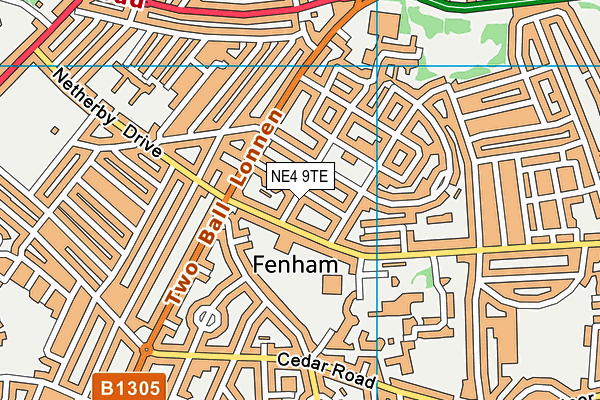 NE4 9TE map - OS VectorMap District (Ordnance Survey) NE4 9TE map - OS VectorMap District (Ordnance Survey)