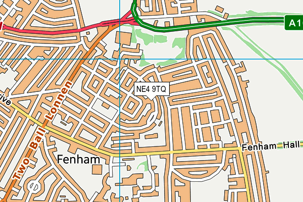NE4 9TQ map - OS VectorMap District (Ordnance Survey) NE4 9TQ map - OS VectorMap District (Ordnance Survey)