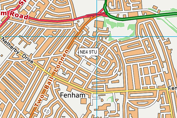 NE4 9TU map - OS VectorMap District (Ordnance Survey) NE4 9TU map - OS VectorMap District (Ordnance Survey)