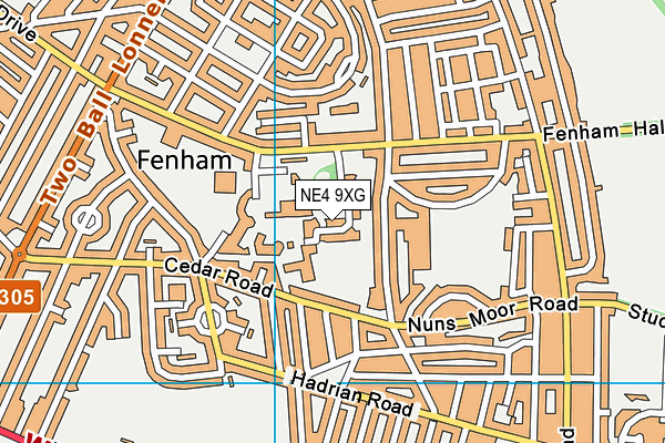 NE4 9XG map - OS VectorMap District (Ordnance Survey) NE4 9XG map - OS VectorMap District (Ordnance Survey)