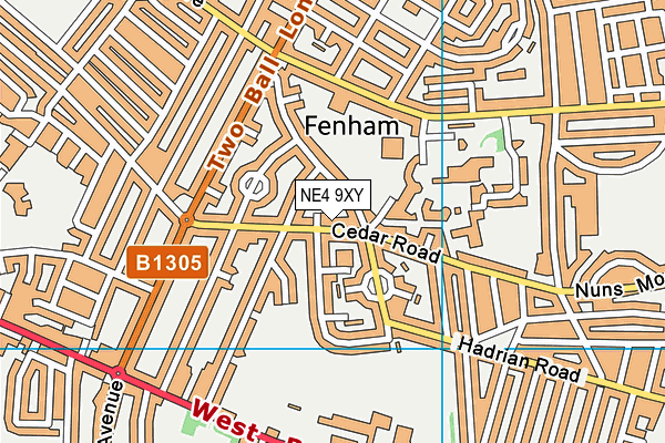 NE4 9XY map - OS VectorMap District (Ordnance Survey) NE4 9XY map - OS VectorMap District (Ordnance Survey)