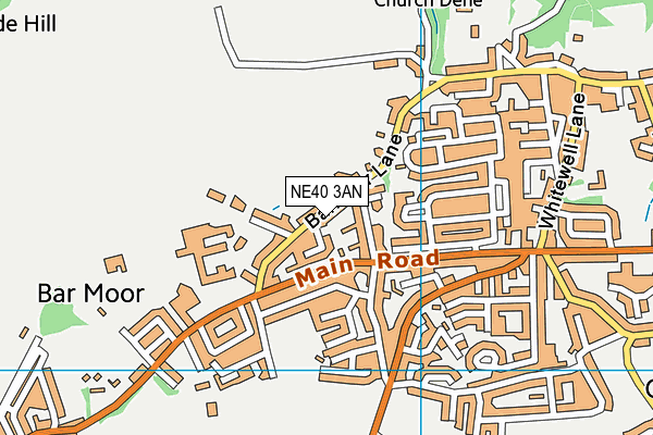NE40 3AN map - OS VectorMap District (Ordnance Survey) NE40 3AN map - OS VectorMap District (Ordnance Survey)