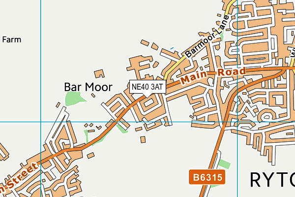 NE40 3AT map - OS VectorMap District (Ordnance Survey) NE40 3AT map - OS VectorMap District (Ordnance Survey)
