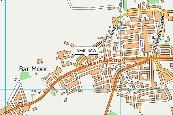 NE40 3AW map - OS VectorMap District (Ordnance Survey) NE40 3AW map - OS VectorMap District (Ordnance Survey)