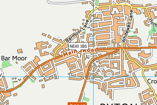 NE40 3BS map - OS VectorMap District (Ordnance Survey) NE40 3BS map - OS VectorMap District (Ordnance Survey)