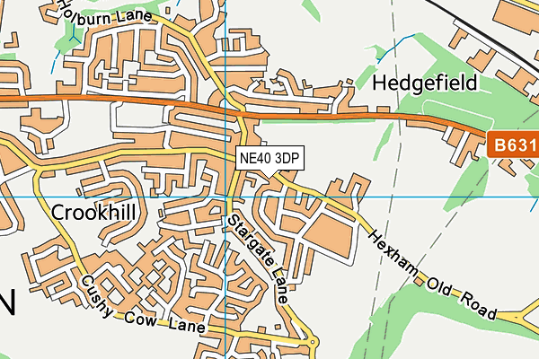 NE40 3DP map - OS VectorMap District (Ordnance Survey) NE40 3DP map - OS VectorMap District (Ordnance Survey)