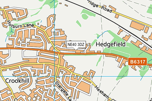 NE40 3DZ map - OS VectorMap District (Ordnance Survey) NE40 3DZ map - OS VectorMap District (Ordnance Survey)