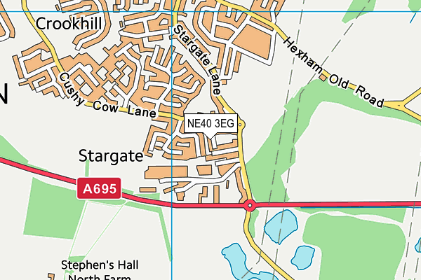 NE40 3EG map - OS VectorMap District (Ordnance Survey) NE40 3EG map - OS VectorMap District (Ordnance Survey)