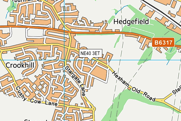 NE40 3ET map - OS VectorMap District (Ordnance Survey) NE40 3ET map - OS VectorMap District (Ordnance Survey)