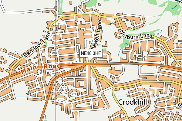 NE40 3HF map - OS VectorMap District (Ordnance Survey) NE40 3HF map - OS VectorMap District (Ordnance Survey)