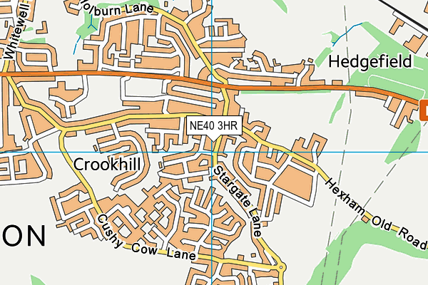 NE40 3HR map - OS VectorMap District (Ordnance Survey) NE40 3HR map - OS VectorMap District (Ordnance Survey)