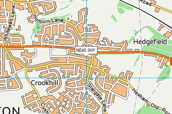 NE40 3HY map - OS VectorMap District (Ordnance Survey) NE40 3HY map - OS VectorMap District (Ordnance Survey)