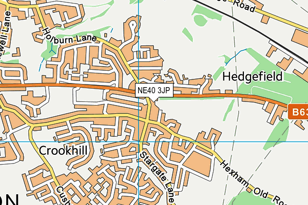 NE40 3JP map - OS VectorMap District (Ordnance Survey) NE40 3JP map - OS VectorMap District (Ordnance Survey)