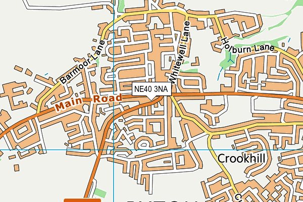 NE40 3NA map - OS VectorMap District (Ordnance Survey) NE40 3NA map - OS VectorMap District (Ordnance Survey)