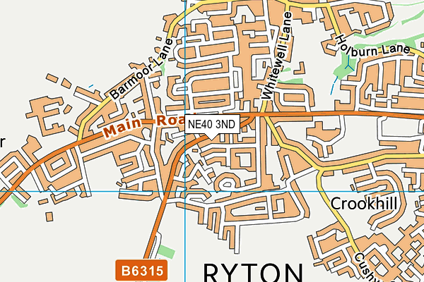 NE40 3ND map - OS VectorMap District (Ordnance Survey) NE40 3ND map - OS VectorMap District (Ordnance Survey)