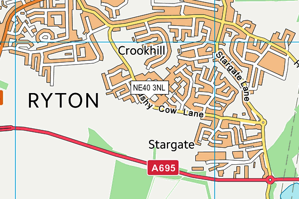 NE40 3NL map - OS VectorMap District (Ordnance Survey) NE40 3NL map - OS VectorMap District (Ordnance Survey)