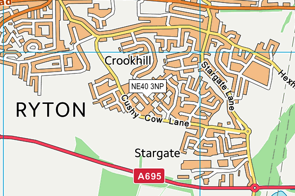 NE40 3NP map - OS VectorMap District (Ordnance Survey) NE40 3NP map - OS VectorMap District (Ordnance Survey)