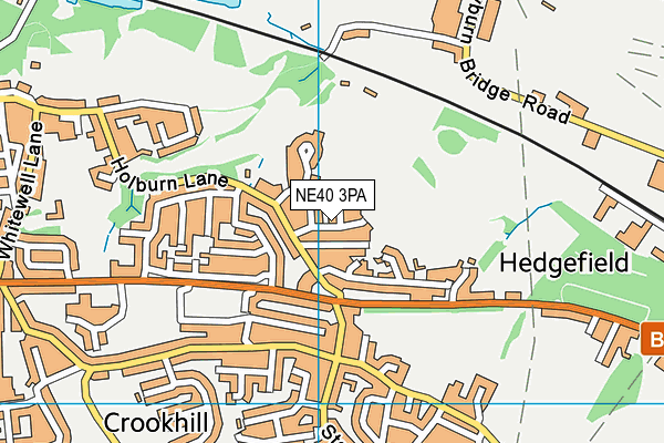 NE40 3PA map - OS VectorMap District (Ordnance Survey) NE40 3PA map - OS VectorMap District (Ordnance Survey)