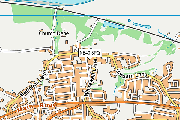 NE40 3PQ map - OS VectorMap District (Ordnance Survey) NE40 3PQ map - OS VectorMap District (Ordnance Survey)