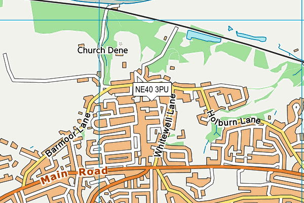 NE40 3PU map - OS VectorMap District (Ordnance Survey) NE40 3PU map - OS VectorMap District (Ordnance Survey)