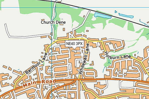 NE40 3PX map - OS VectorMap District (Ordnance Survey) NE40 3PX map - OS VectorMap District (Ordnance Survey)