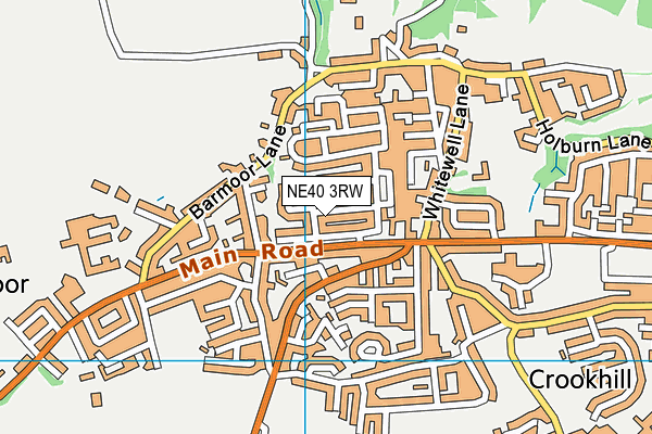 NE40 3RW map - OS VectorMap District (Ordnance Survey) NE40 3RW map - OS VectorMap District (Ordnance Survey)