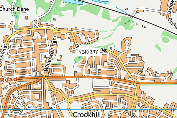 NE40 3RY map - OS VectorMap District (Ordnance Survey) NE40 3RY map - OS VectorMap District (Ordnance Survey)
