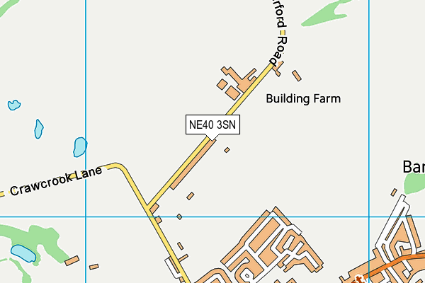 NE40 3SN map - OS VectorMap District (Ordnance Survey) NE40 3SN map - OS VectorMap District (Ordnance Survey)