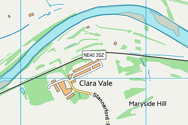 NE40 3SZ map - OS VectorMap District (Ordnance Survey) NE40 3SZ map - OS VectorMap District (Ordnance Survey)