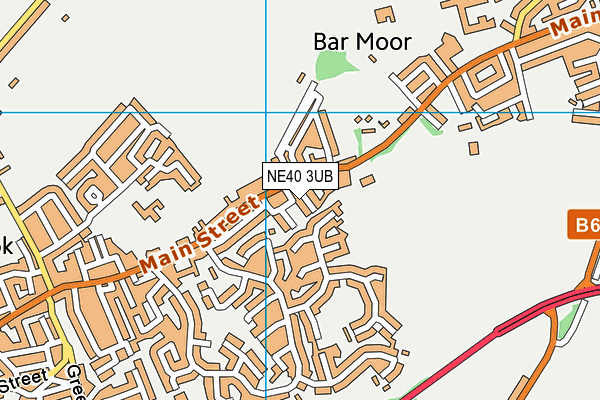 NE40 3UB map - OS VectorMap District (Ordnance Survey) NE40 3UB map - OS VectorMap District (Ordnance Survey)