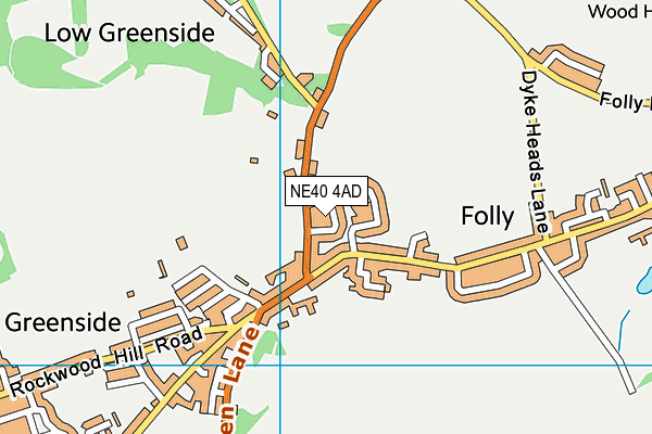 NE40 4AD map - OS VectorMap District (Ordnance Survey) NE40 4AD map - OS VectorMap District (Ordnance Survey)