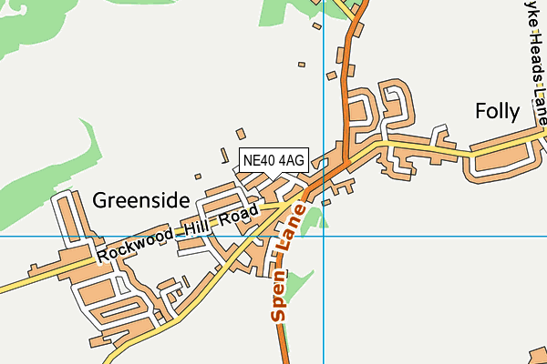 NE40 4AG map - OS VectorMap District (Ordnance Survey) NE40 4AG map - OS VectorMap District (Ordnance Survey)