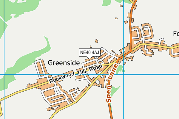 NE40 4AJ map - OS VectorMap District (Ordnance Survey) NE40 4AJ map - OS VectorMap District (Ordnance Survey)