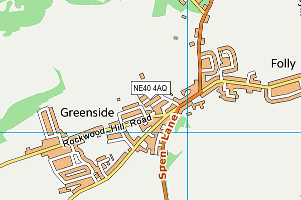 NE40 4AQ map - OS VectorMap District (Ordnance Survey) NE40 4AQ map - OS VectorMap District (Ordnance Survey)