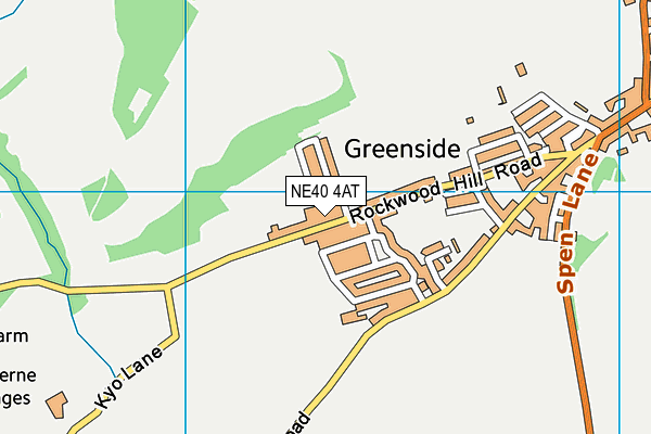 NE40 4AT map - OS VectorMap District (Ordnance Survey) NE40 4AT map - OS VectorMap District (Ordnance Survey)